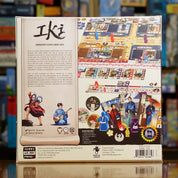 Vista trasera del juego de mesa 'Iki' con detalles y componentes, en Mana House - Medieval. Medieval.