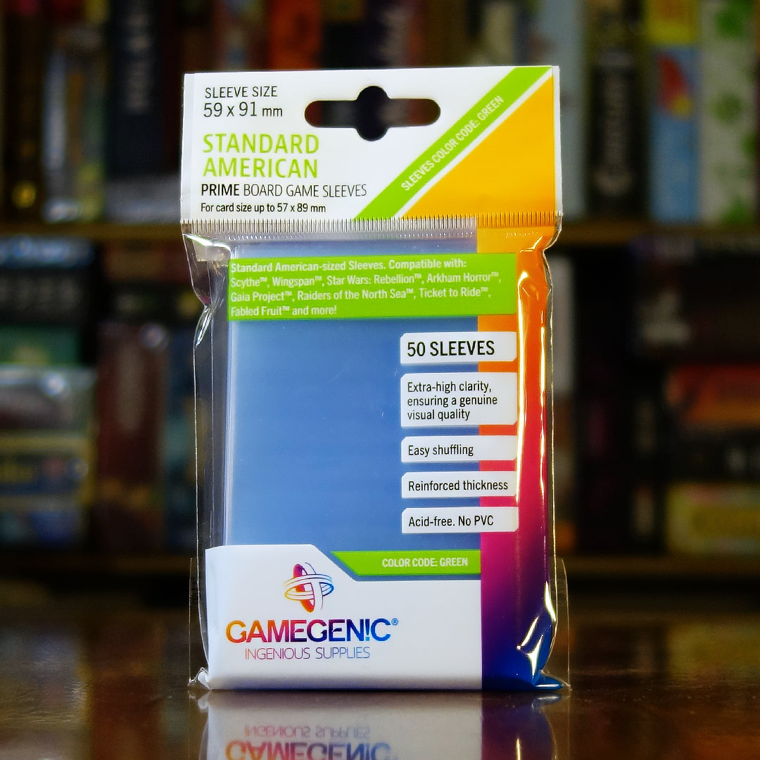 Gamegenic GREEN: Standard American (59 x 91 mm) - Fundas para Cartas Mana House Gamegenic GREEN: Standard American (59 x 91 mm) - Fundas para Cartas Mana House