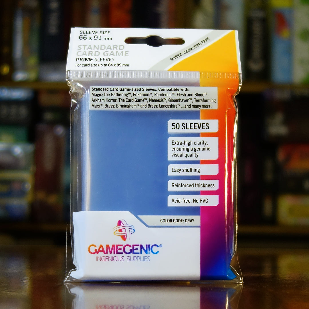 Gamegenic GRAY: Standard Card Game (66 x 91 mm) - Fundas para Cartas Mana House Gamegenic GRAY: Standard Card Game (66 x 91 mm) - Fundas para Cartas Mana House
