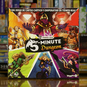 Portada del juego de mesa '5-Minute Dungeon' disponible en Mana House - Cooperativo, Tiempo Real, Mazmorras, Cartas, Rápido.