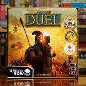 Portada del juego de mesa '7 Wonders Duel' disponible en Mana House - Antigüedad. Antigüedad, Cartas, Civilización, Construcción, Economía.