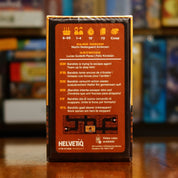 Trasera del juego Bandido disponible en Mana House – Objetivo: impedir la fuga del bandido, Conexión de caminos, Cooperación y planificación, Partidas rápidas, Ideal para todas las edades.