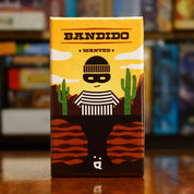 Portada del juego Bandido disponible en Mana House – Juego cooperativo, Cartas y túneles, Estrategia en equipo, Cierre de rutas de escape, Compacto y familiar.