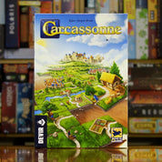 Portada del juego de mesa 'Carcassonne' disponible en Mana House – Colocación de losetas, Estrategia, Medieval, Familiar, Clásico.