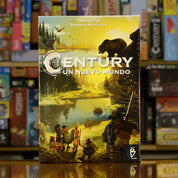 Portada del juego de mesa 'Century: Un Nuevo Mundo' disponible en Mana House - Exploración, Colonización, Recursos, Estrategia, Comercio.