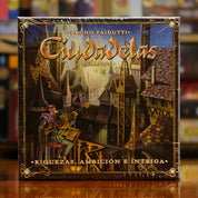 Portada del juego de mesa 'Ciudadelas Clásico' disponible en Mana House - Medieval. Bluffing, Cartas, Construcción, Deducción, Fantasía, Medieval. Citadels