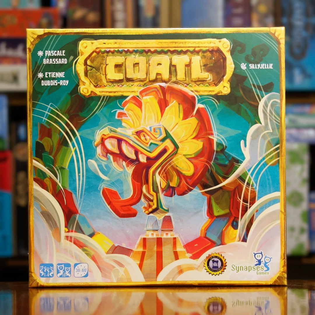 Portada del juego de mesa 'Coatl' disponible en Mana House - Estrategia Abstracta. Estrategia Abstracta.