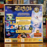 Vista trasera del juego de mesa 'Dixit: Disney Edition' con detalles y componentes, en Mana House - Humor. Cartas, Humor.