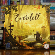 Portada del juego de mesa 'Everdell' disponible en Mana House - Fantasía. Animales, Cartas, Construcción, Fantasía.