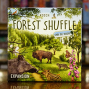 Portada de la expansión 'Forest Shuffle: Linde del Bosque' disponible en Mana House - Expansión, Naturaleza, Estrategia, Flora, Fauna.
