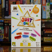 Portada del juego “Just One – Nueva Edición” disponible en Mana House – Juego cooperativo de palabras, 550 palabras nuevas, Asociación de ideas, Ideal para grupos, Party game. Refresh