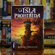 Portada del juego de mesa 'La Isla Prohibida' disponible en Mana House – Cooperativo, Aventuras, Tesoros, Suspenso, Familiar. 
Forbidden Island