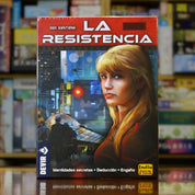 Portada del juego La Resistencia disponible en Mana House – Juego de deducción social, Espías infiltrados, Misiones secretas, Alta interacción, Ideal para grupos grandes. The Resistance