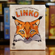 Portada del juego de mesa 'Linko' disponible en Mana House - Cartas. Animales, Cartas.