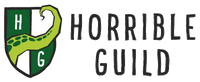 Logo de Horrible Guild, editorial de juegos de mesa disponibles en Mana House.