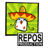 Logo de Repos Production, editorial de juegos de mesa disponibles en Mana House.