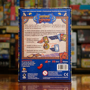 Vista trasera del juego de mesa 'Mono Glotón' con detalles y componentes, en Mana House - Animales. Animales, Cartas.  Hungry Monkey