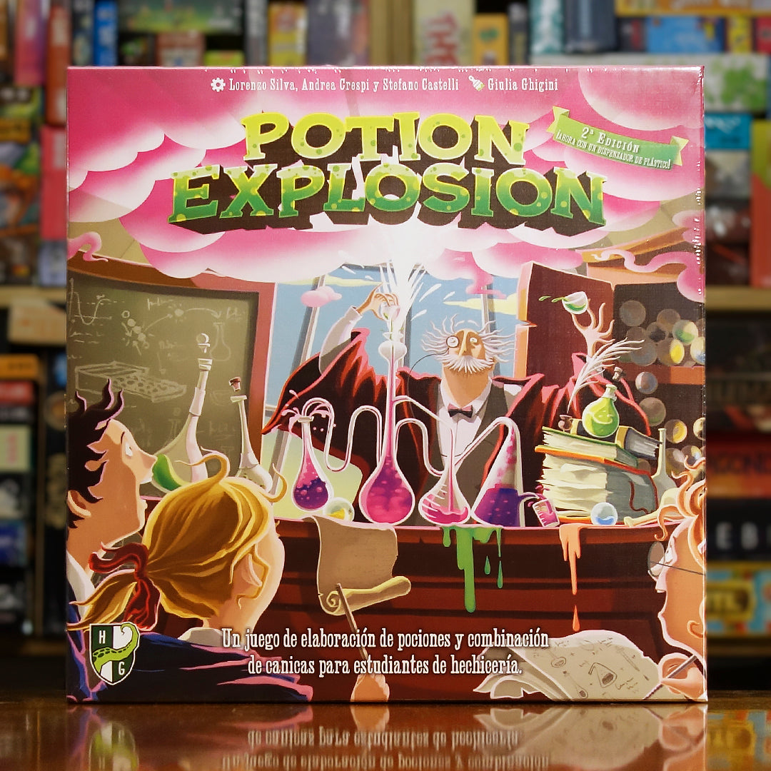 Portada del juego de mesa 'Potion Explosion (Segunda Edición)' disponible en Mana House - Fantasía. Fantasía.