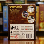 Vista trasera del juego de mesa 'Wizard' con detalles y componentes, en Mana House - Fantasía. Cartas, Fantasía.